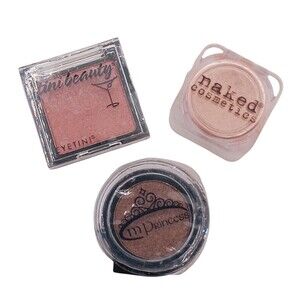 Eye Shadow 3X Tini Beauty Firestarter mPrincess Chestnut & Naked Cosmetics Rust